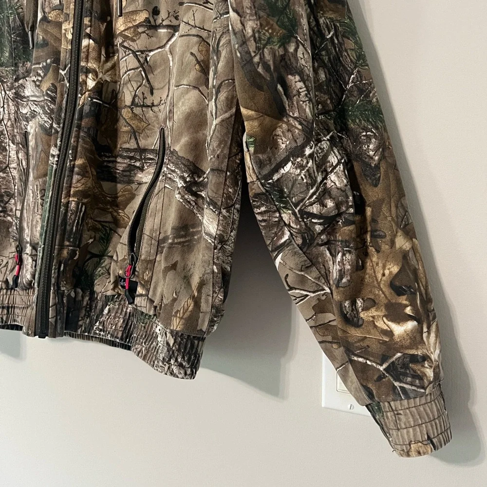 Women’s Hunting Camouflage Hooded Jacket Gander Mountain Guide Series Realtree - Picture 4 of 10